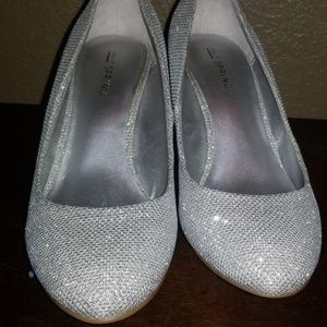 Silver High Heels